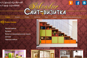 Создание сайта-визитки в Хабаровске 
